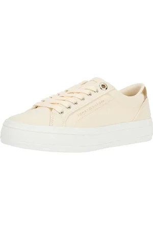 Tommy Hilfiger Damen Vulcanized Sneaker Schuhe, Weiß (Calico), 40