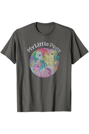 My Little Pony Retro Rainbow Circle Trio & Classic Logo T-Shirt