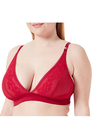 Tommy Hilfiger Damen Unlined Triangle Curve UW0UW04005 Triangel-BHS, , XL