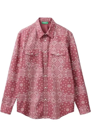 Benetton Herren 5qcauq04p Hemd, , Large
