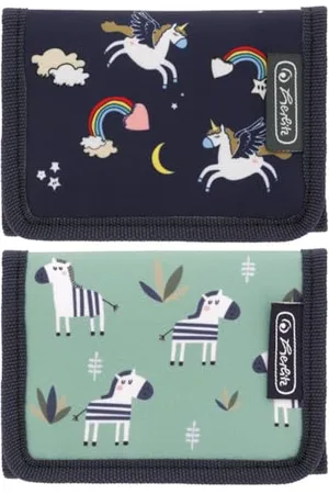 HERLITZ Geldbörse Zebra Unicorn Mix Motive Sortiert