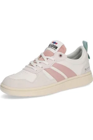 Palladium Unisex Pallacup Ankle Boot, Cream/Powder PINK, 40 EU