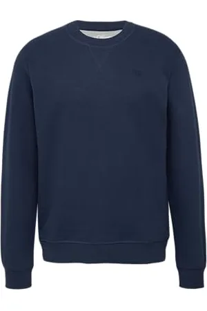 QS by s.Oliver Crew Neck-Sweatshirt aus Baumwollmix mit Logo-Stickerei M