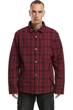 Brandit Classic Sherpa Jacket, Farbe: red/black, Größe: 4XL
