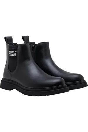 Replay Herren Low Boot Stiefel Chelsea Boots, Schwarz (Black 003), 46