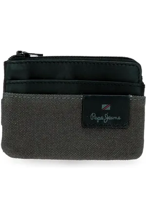 Pepe Jeans Hilltop Geldbörse mit Kartenfach, grau, 11 x 7 x 1,5 cm, Leder von Joumma Bags, grau, Talla única, Geldbörse mit Kartenhalter