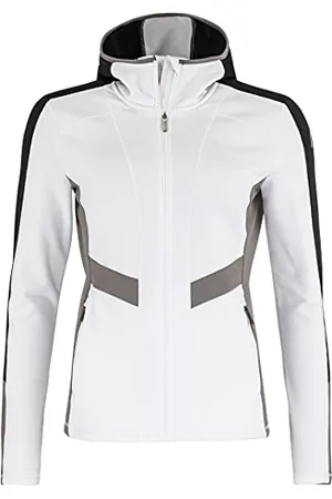 Head Damen Jasmine Midlayer Fz Women Fleecejacke, weiß/schwarz, L