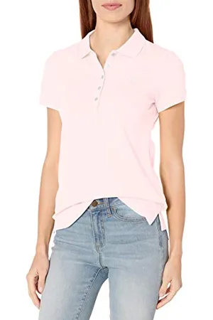 Nautica Damen 5-button Short Sleeve Breathable 100% Cotton Poloshirt, , M EU