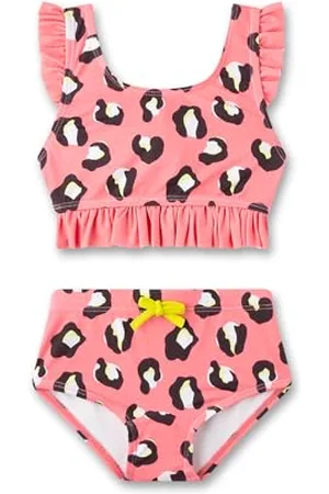 Sanetta Mädchen-Bikini pink | Bequemer und anschmiegsamer Bikini aus recyceltem Polyester-Mix für Mädchen. Bademode für Kinder 128