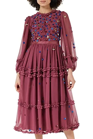 Frock and Frill Damen Frock und Rüschen verziert Kleid für besondere Anlässe, , 38