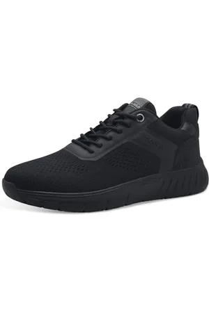 QS by s.Oliver Herren Sneaker flach Sportlich Leicht, (Black), 44 EU