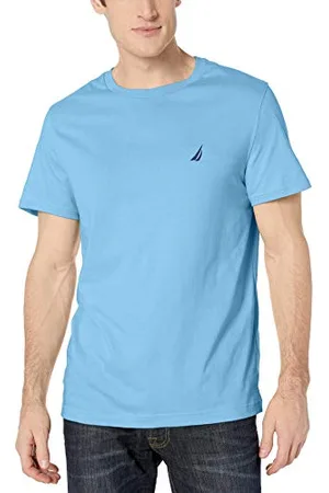 Nautica Herren Short Sleeve Solid Crew Neck T-shirt T Shirt, , L EU