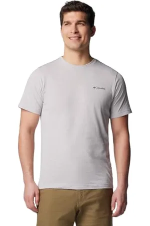 Columbia Herren Thistletown Hills Short Sleeve Wander-Shirt, Grey Heather, L