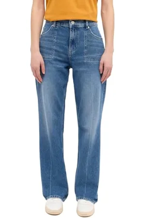 Mustang Damen Jeans Hose Style Madison Wide Pockets