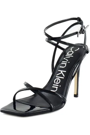 Calvin Klein Damen Tegin Sandale mit Absatz, 001, 40 EU