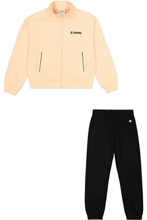 Champion Mädchen Legacy Graphic Shop G (405047) -Ultra-Light Soft Compact Powerblend Terry High-Neck Trainingsanzug Kinder, , 15-16 Years