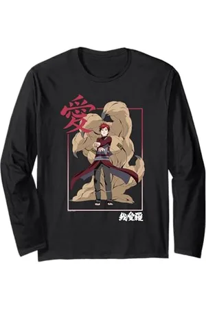 Naruto Shippuden Gaara Kanji Frame Langarmshirt
