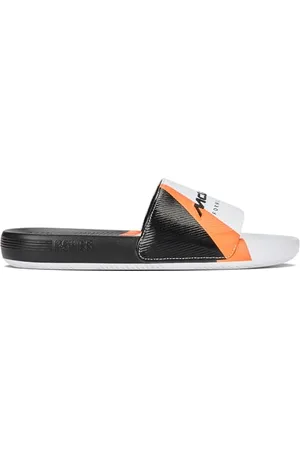K-Swiss Damen Slide SNDL X MCLAREN Sneaker, WHT/Black/Papaya, 41 EU