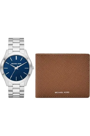 Michael Kors Slim Runway Kollektion, Silver Farbe, EdelstahlUhr für Herren MK1060SET