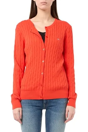 GANT Stretch Cotton Cable Cardigan