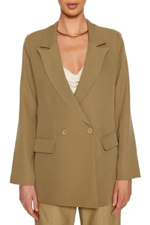Trendyol Damen Gerade Lange Ärmel Regulär Blazerjacke