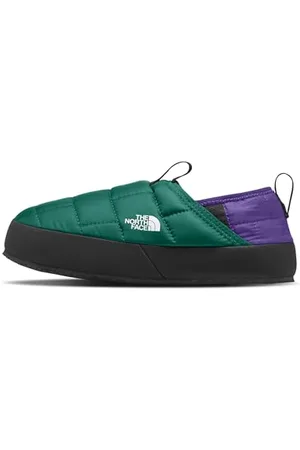 The North Face Kinder Thermoball Traction Mule II, Evergreen/Peak Purple, 32