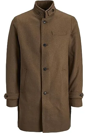 JACK & JONES Herren Jprblamelton Wool Coat Sn Kurzmantel, , S EU