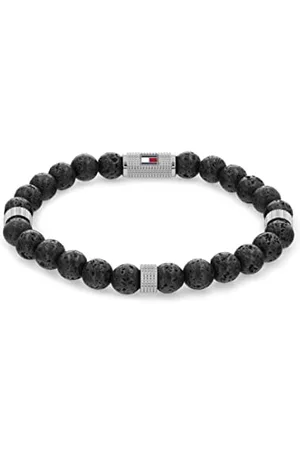 Tommy Hilfiger Jewelry Armband mit Schmuckperlen für Herren Mit Lava Steinen - 2790435