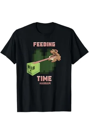 Minecraft Feeding Time Small Slime Being Eaten By Frog T-Shirt