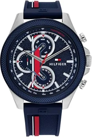 Tommy Hilfiger Multi Zifferblatt Quarz Uhr für Herren mit Edelstahlarmband