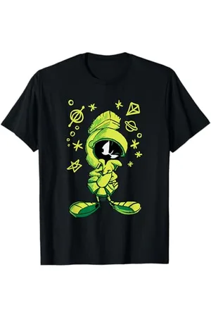 LOONEY TUNES Marvin Martian Green Stars T-Shirt