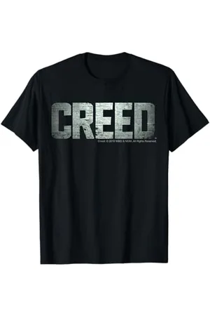 Creed Distressed Silver Movie Logo T-Shirt