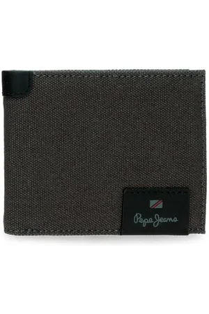 Pepe Jeans Hilltop Horizontale Geldbörse mit Geldbörse, grau, 11,5 x 8 x 1 cm, Leder von Joumma Bags, grau, Talla única, Horizontale Geldbörse mit Münzfach