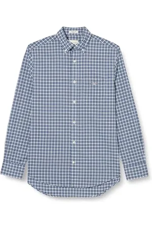 GANT Herren REG POPLIN SMALL Check Shirt Hemd, , Small