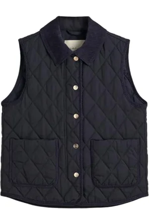 GANT QUILTED VEST WITH CORD DETAILS
