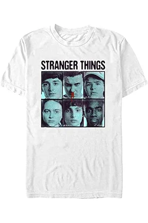 Stranger Things Herren Halftone Gang Short Sleeve T-shirt, , 3XL