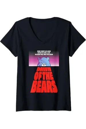 Care Bears Damen Dawn of the Bears T-Shirt mit V-Ausschnitt