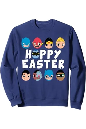 DC Comics Originals DC Super Friends Hoppy Easter Character Eggs Sweatshirt