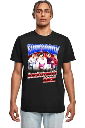 Merchcode Herren T-Shirt Backstreet Boys - Everybody T-Shirt Round Neck, Regular Fit, Cotton 100%, XXL
