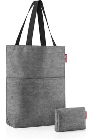 Reisenthel CityShopper Set twist silver – Unsere Cityshopper-Tasche und das Pocketcase in einem Set kombiniert, Geschenkset-Kombi