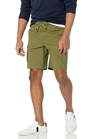 Amazon Herren 23 cm Cargo-Shorts mit elastischer Taille, , XXL