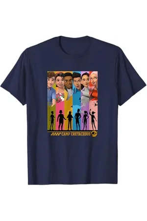 Jurassic Park Jurassic World: Camp Cretaceous Group Shot Panels T-Shirt
