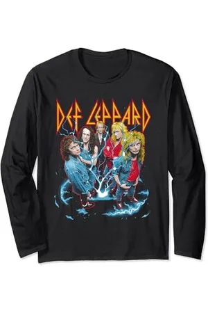 Def Leppard Bandfoto Stadt Chicago Langarmshirt