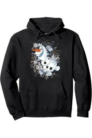 Disney Frozen Olaf Snowflakes Portrait Pullover Hoodie