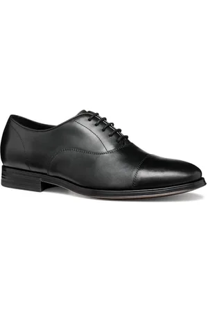 Geox Herren U REZZONICO B Oxford, Black, 43 EU
