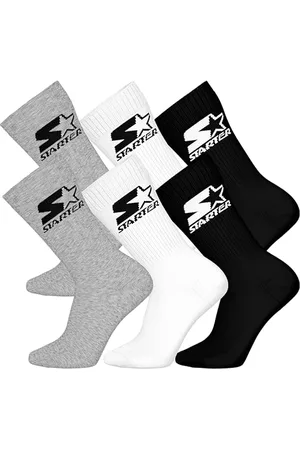 Starter Unisex 6-Pack Crew Socks, , 35