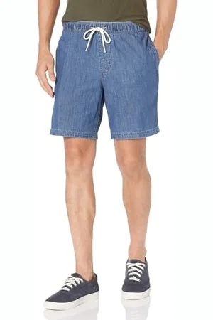 Amazon Herren Walkshorts Schrittlänge 20 cm lockere Passform mit Kordelzug (in Übergröße erhältlich), , XL