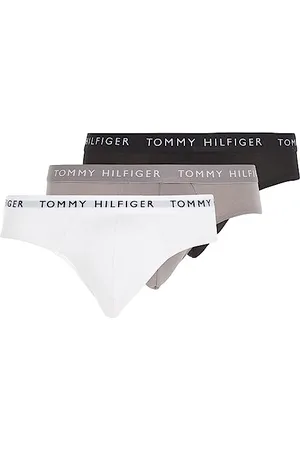 Tommy Hilfiger Herren 3er Pack Unterhosen Briefs Unterwäsche, Mehrfarbig (Black/Sublunar/White), S
