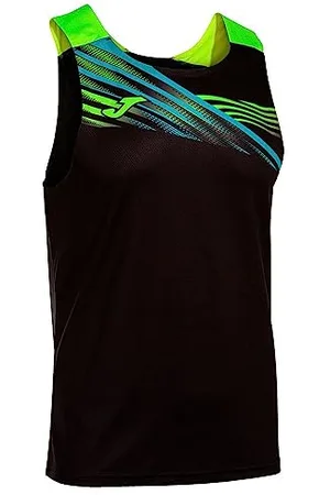 Joma Herren Ärmelloses T-Shirt Elite X Tshirt, schwarz/gelb, M
