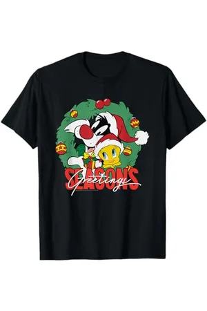 LOONEY TUNES Weihnachten Seasons Greetings T-Shirt